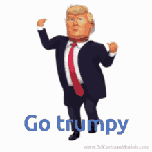 Yeah Trumpy Go Trump GIF - YeahTrumpy GoTrump Dance GIFs