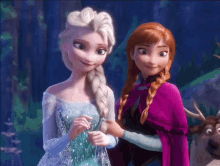 Elsa And Anna Gifs Tenor