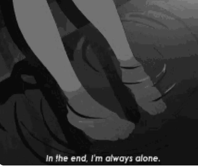 always alone anime gif  alwaysalone alone anime  discover  share gifs