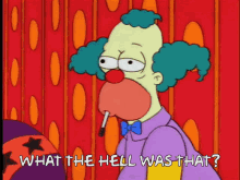 Krusty What The Hell Was That GIFs | Tenor