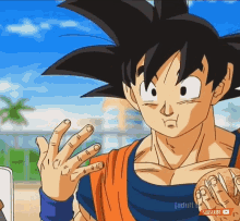 Featured image of post Dbz Goku Eating Gif Goku does normally stop eating after he s eaten enough for all the kids in africa