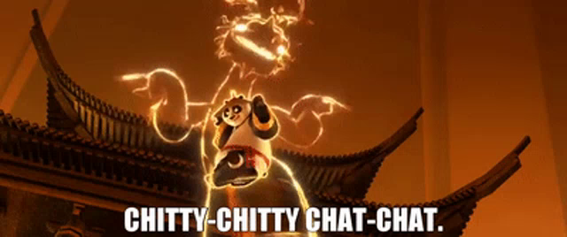 Chitty Chitty Chat Chat Kung Fu Panda Gif Chittychittychatchat Kungfupanda Po Discover Share Gifs