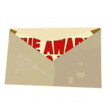 The Award Goes To Letter GIF - TheAwardGoesTo Letter Message GIFs
