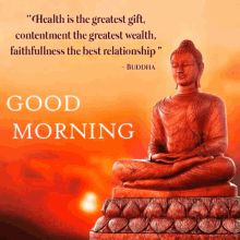 Lord Buddha Good Morning GIF - LordBuddha GoodMorning Health GIFs