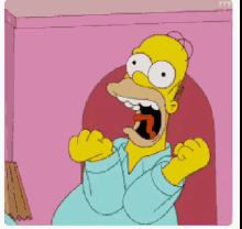 Grito Homer Simpsons GIF - Grito HomerSimpsons Scream GIFs