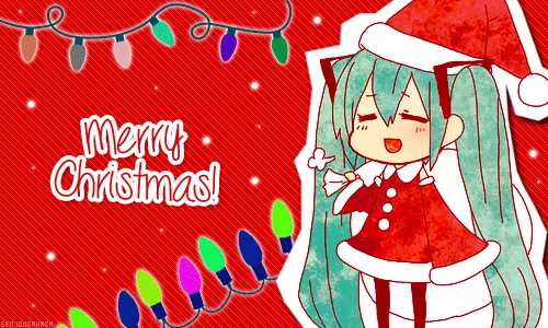 Miku Merry GIF - Miku Merry Christmas - Discover & Share GIFs