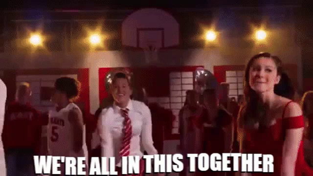 We Are All In This Together High School Musical Gif Weareallinthistogether Highschoolmusical Highschoolmusicaltheseries Discover Share Gifs