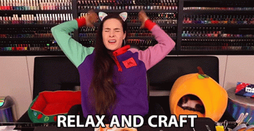 Relax and craft GIF | Get creative