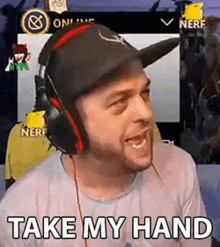 Take My Strong Hand Meme Gifs Tenor
