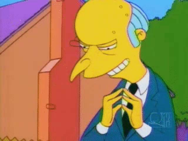 Mr Burns Laughing Gifs Tenor