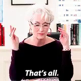 Devil Wears Prada Meryl Streep Gif Devilwearsprada Merylstreep Thatsall Discover Share Gifs