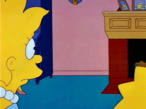 I'M Head Over Heels GIF - The Simpsons Lisa Simpson Bart Simpson - Discover  & Share GIFs