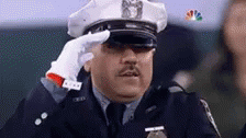 officer saluting