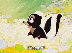 Oh Gosh Skunk Gif Ohgosh Skunk Flowers Discover Share Gifs