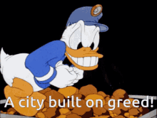 Donald Duck Counting Money - Donald Duck And The Nazi S Cartoon 1940