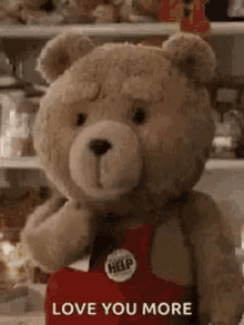 talking teddy bear i love you