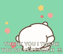 Thank You Very Much Cute GIF - ThankYouVeryMuch Cute Bunny GIFs