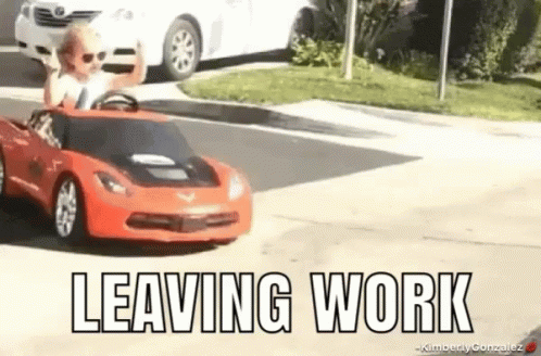 Leaving Work On Friday Cool GIF
