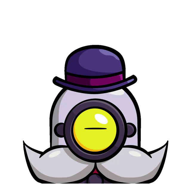 Robot Top Hat Gif Robot Tophat Cyclops Discover Share Gifs - brawl stars dance barley