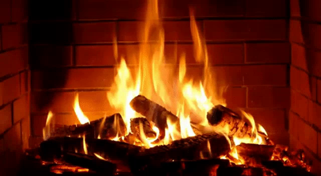 Burning Fireplace Screensaver Gifs Tenor