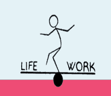 Work Life balance gif.