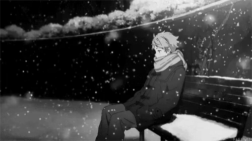 Alone Snow Gif Alone Snow Night Discover Share Gifs