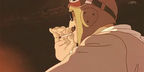 Porco Rosso 紅の豚 ジブリ タバコ Gif Porco Rosso Kurenai No Buta Hayao Miyazaki Discover Share Gifs