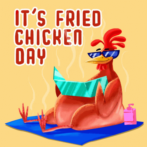 Fried Chicken Day Chicken Fry GIF