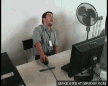 Image result for sleeping at work gif