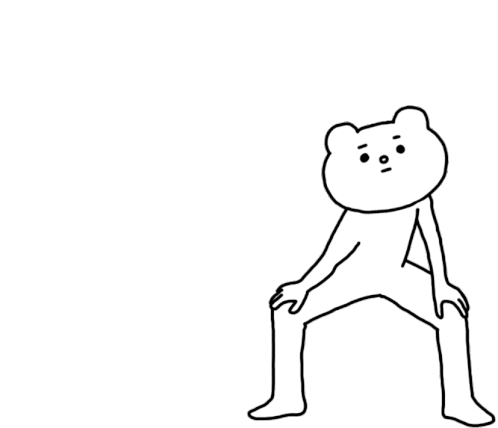 Warm Up Stretching Gif Warmup Stretching Bear Discover Share Gifs