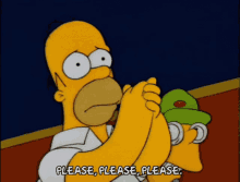 Homer Simpson The Simpsons GIF - HomerSimpson TheSimpsons Please GIFs