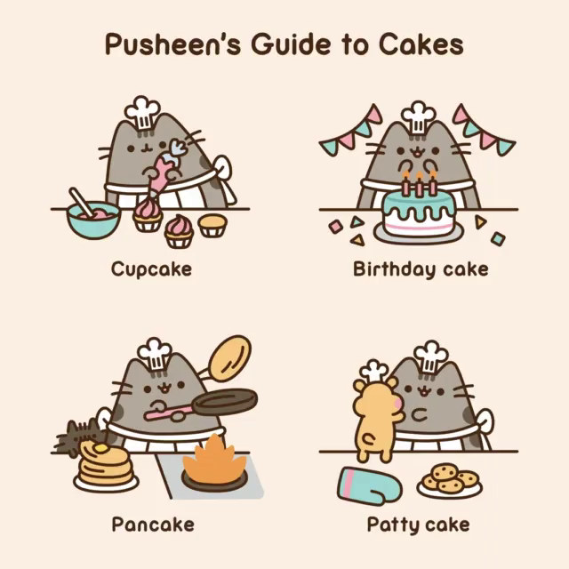 pusheen birthday cupcake