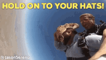 Image result for hold on to your hat gif