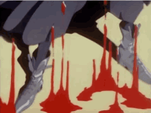 Anime Girl Coughing Up Blood Gif