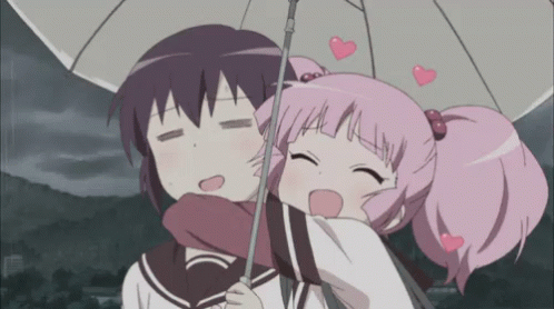 Image result for anime gif hug