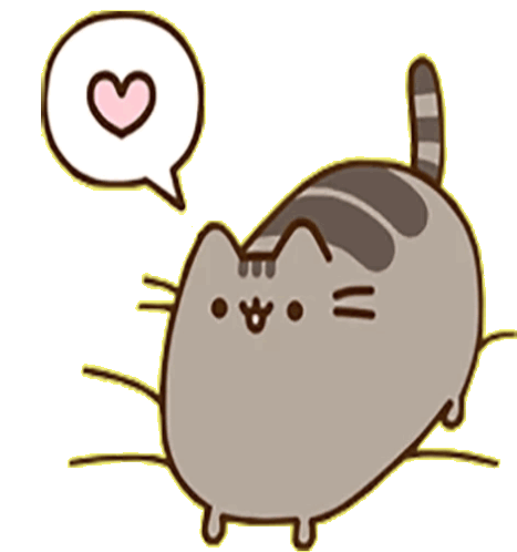 Pusheen Love You GIF - Pusheen LoveYou PinkHeart - Discover & Share GIFs