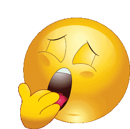 emoji yawn face for facebook