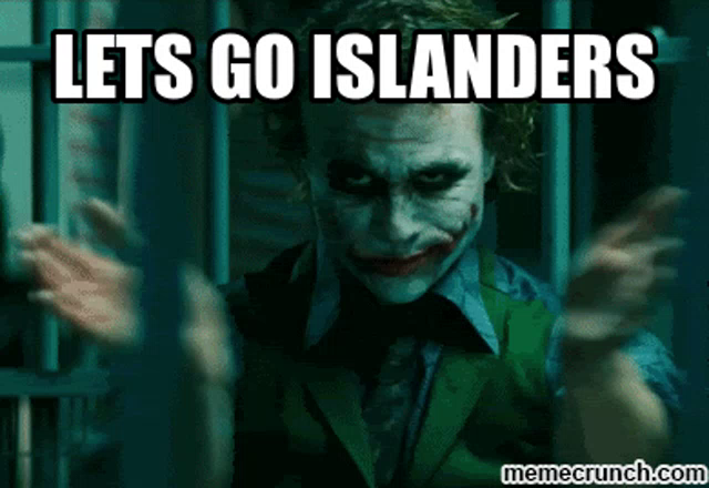 Joker Lets Go Islanders Gif Joker Letsgoislanders Islanders Descubre Comparte Gifs