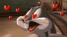 Bugs Bunny In Love GIF - BugsBunny InLove Heart GIFs