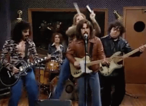 Will Ferrell dancing with cowbell on SNL's more cowbell sketch