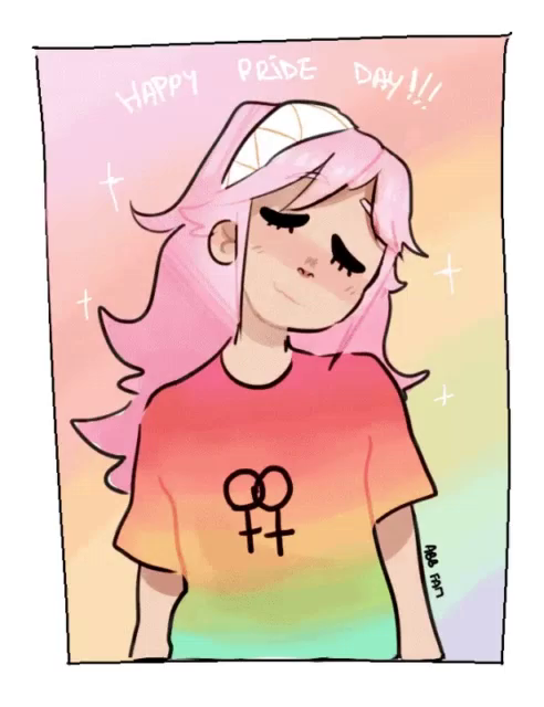 Anime Girl Gay Pride