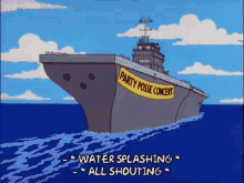 The Simpsons Jumping Ship GIF - JumpShip Abandon AbandonShip GIFs