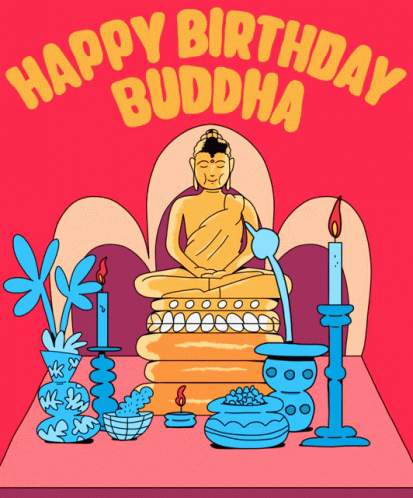 Happy Birthday Buddha Budda GIF