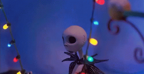 Nightmare Before Christmas Skeleton GIF