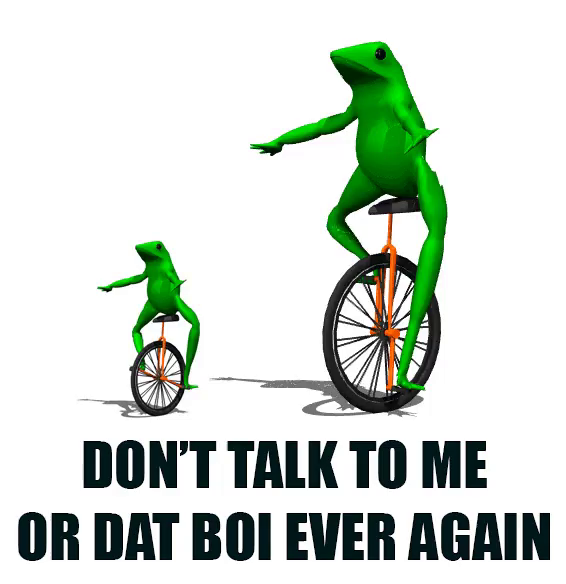 Dat Boi Gifs Tenor - frog on a unicycle dat boi roblox dat boi meme on meme