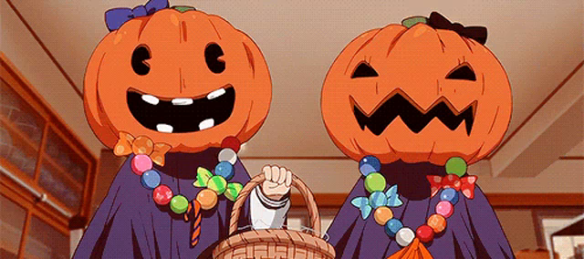 anime halloween gif  anime halloween pumpkin  discover  share gifs