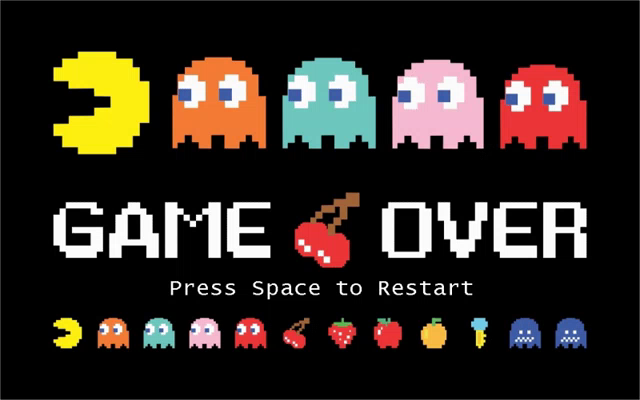 Pacman Game Over Gif Pacman Gameover Ghost Discover Share Gifs