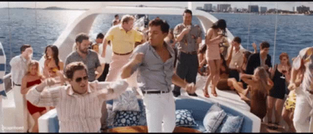 Wolf Of Wall Street Party Gifs Tenor