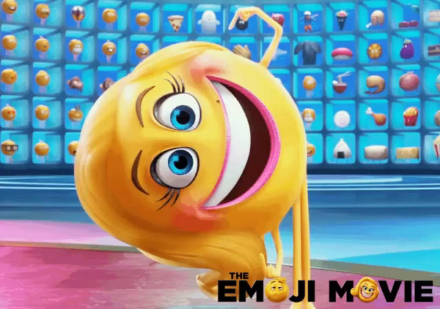 Extreme Smiling Gif Marry Meh Pick Me Emoji Movie Discover Share Gifs