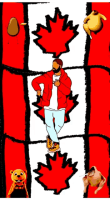 Canadian Dance Gifs Tenor - canada flag roblox